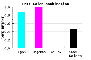 #10008A color CMYK mixer
