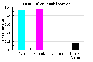 #100BD9 color CMYK mixer