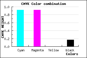 #1010D4 color CMYK mixer