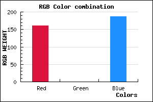 rgb background color #A000BB mixer