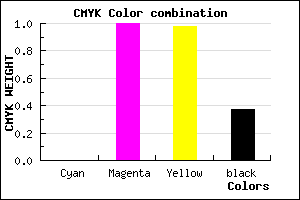 #A00003 color CMYK mixer