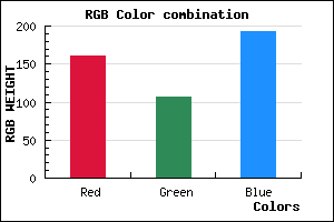 rgb background color #A06BC1 mixer