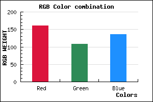 rgb background color #A06C88 mixer