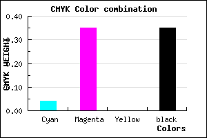 #A06CA6 color CMYK mixer