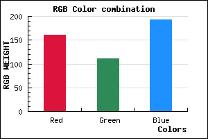 rgb background color #A06FC1 mixer