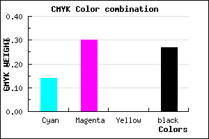 #A082BA color CMYK mixer