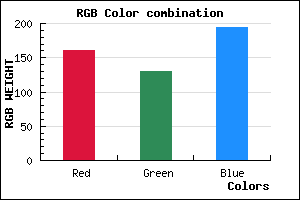 rgb background color #A082C2 mixer
