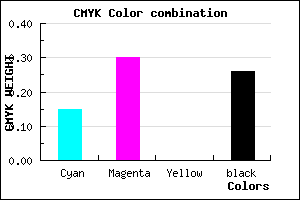 #A085BD color CMYK mixer