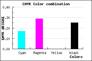 #A088C0 color CMYK mixer