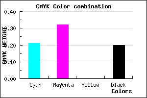 #A08BCB color CMYK mixer