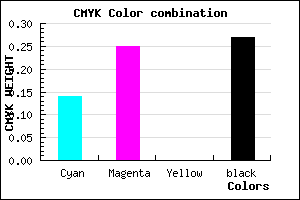 #A08DBB color CMYK mixer