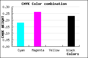 #A092C4 color CMYK mixer