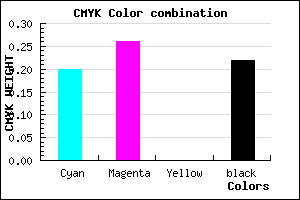 #A094C8 color CMYK mixer