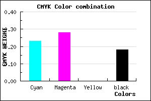 #A096D0 color CMYK mixer