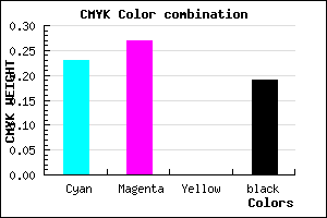 #A097CF color CMYK mixer