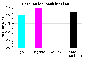 #A098C8 color CMYK mixer