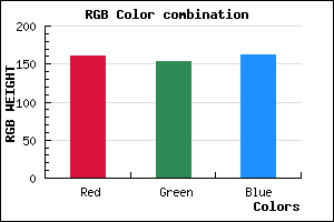 rgb background color #A09AA2 mixer