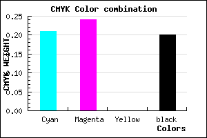 #A09BCB color CMYK mixer