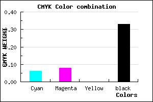 #A09DAB color CMYK mixer