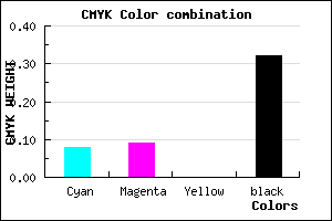 #A09DAD color CMYK mixer
