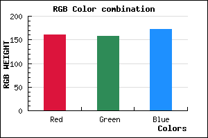 rgb background color #A09EAC mixer
