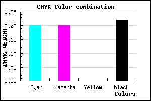 #A09FC7 color CMYK mixer