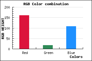 rgb background color #A0126C mixer