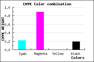 #A016CE color CMYK mixer