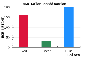 rgb background color #A01EC6 mixer
