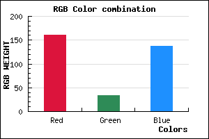 rgb background color #A02289 mixer