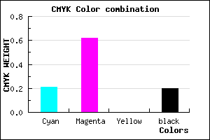 #A04DCB color CMYK mixer