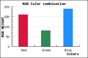 rgb background color #A050BE mixer