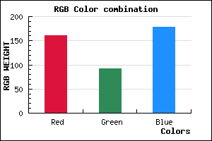 rgb background color #A05CB2 mixer