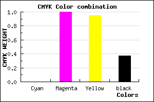 #A10008 color CMYK mixer
