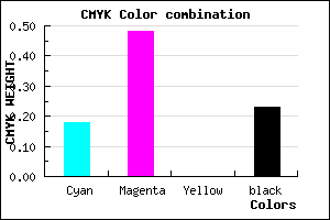 #A167C5 color CMYK mixer