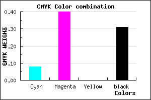 #A169AF color CMYK mixer