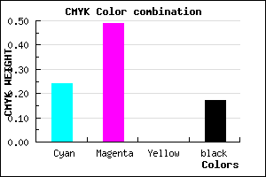 #A16CD3 color CMYK mixer