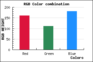 rgb background color #A16FB5 mixer
