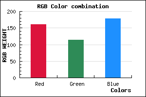 rgb background color #A172B2 mixer
