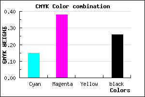 #A175BD color CMYK mixer