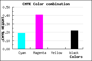 #A175C7 color CMYK mixer