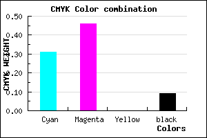 #A17EE9 color CMYK mixer