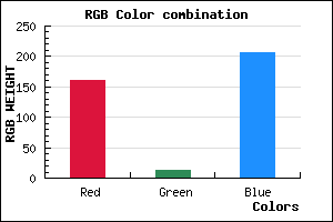 rgb background color #A10DCF mixer