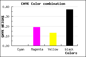 #A1838C color CMYK mixer