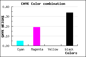 #A189A9 color CMYK mixer