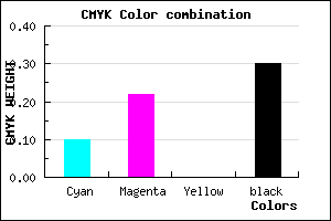 #A18BB3 color CMYK mixer