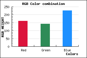 rgb background color #A18FE3 mixer