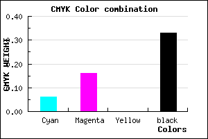 #A190AC color CMYK mixer