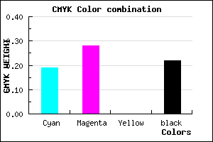 #A190C7 color CMYK mixer