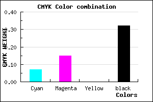 #A194AE color CMYK mixer